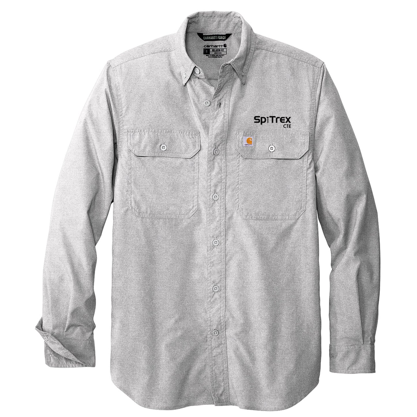 CTES19 Carhartt Force Solid Long Sleeve Shirt
