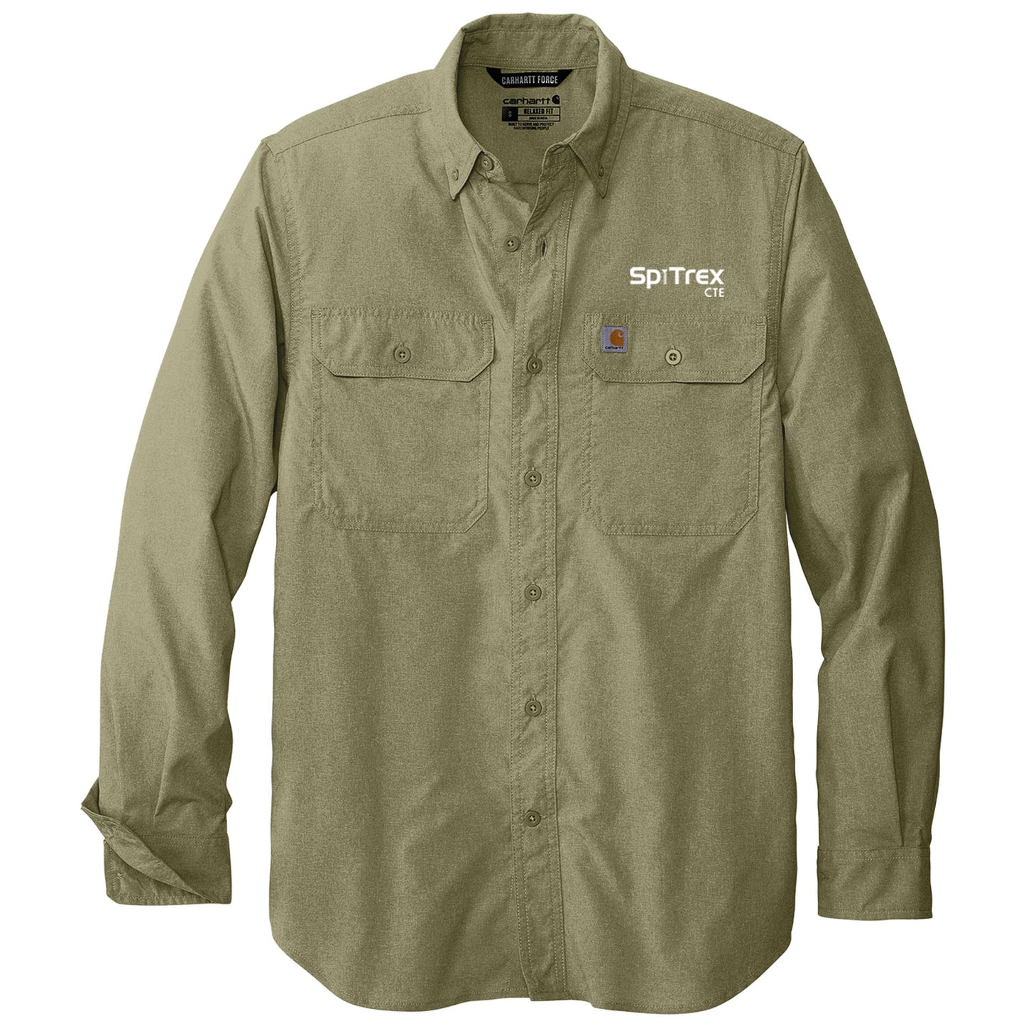 CTES19 Carhartt Force Solid Long Sleeve Shirt